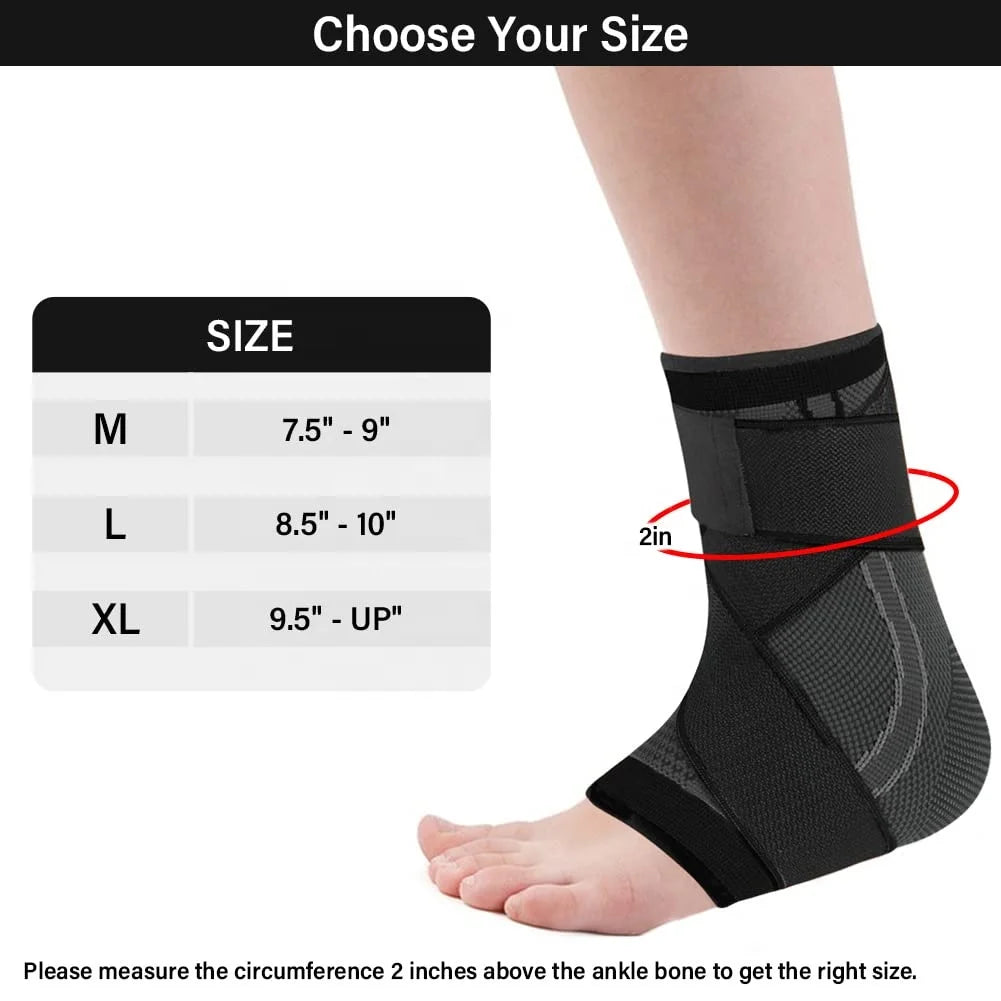 Wellstride Adjustable Arch & Ankle Support